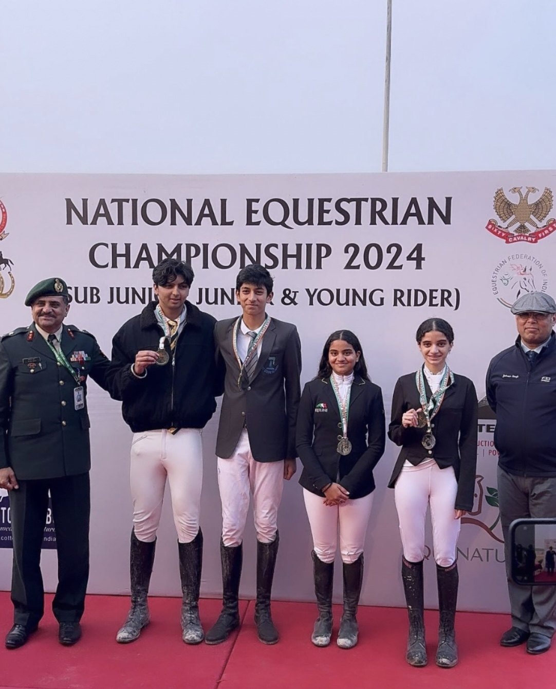 Podium at the National Equestrian Championship 2024